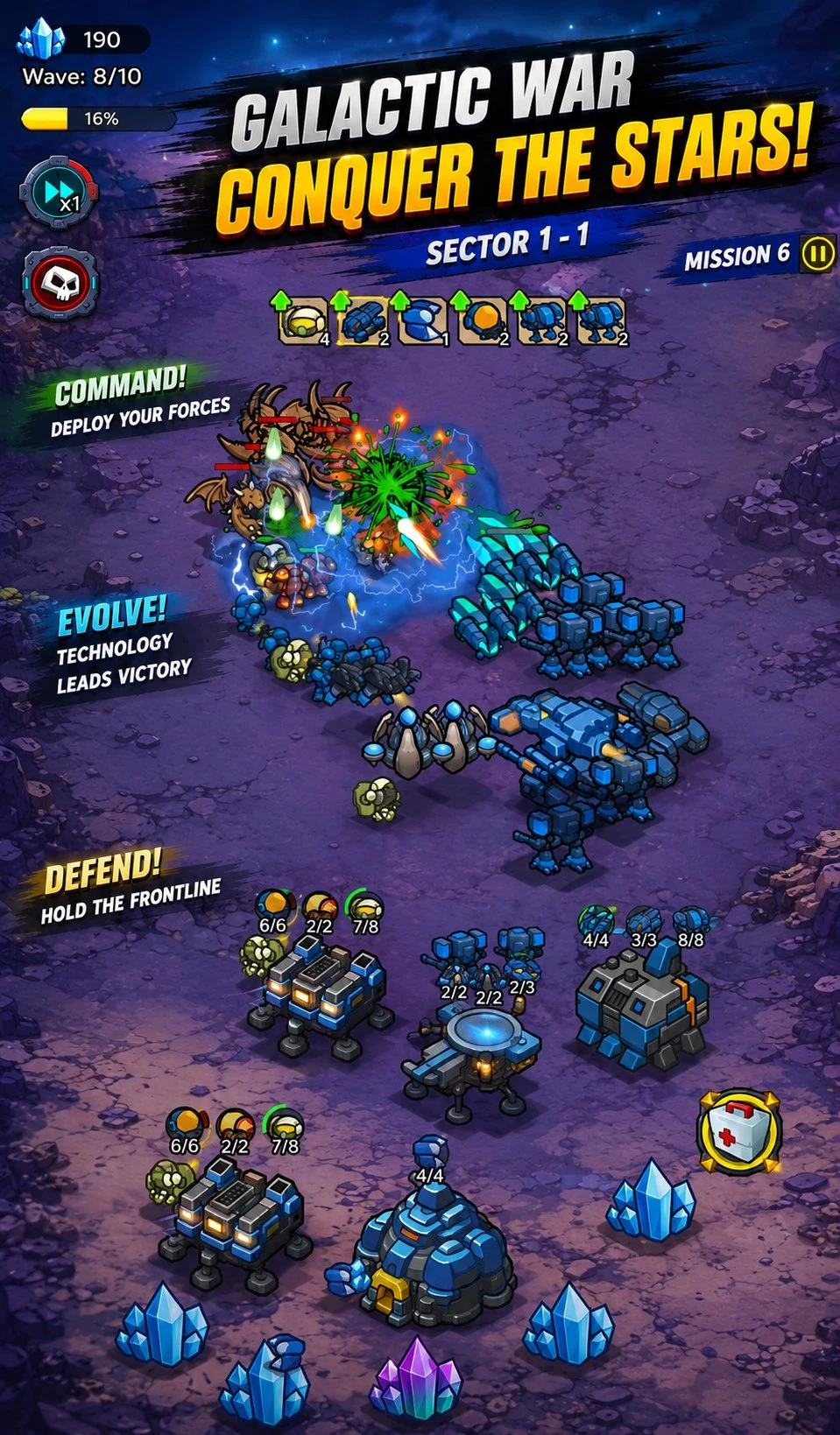 Star Clash Tower Defense War screenshot